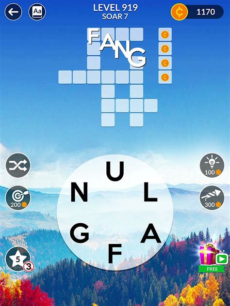 wordscapes niveau 919